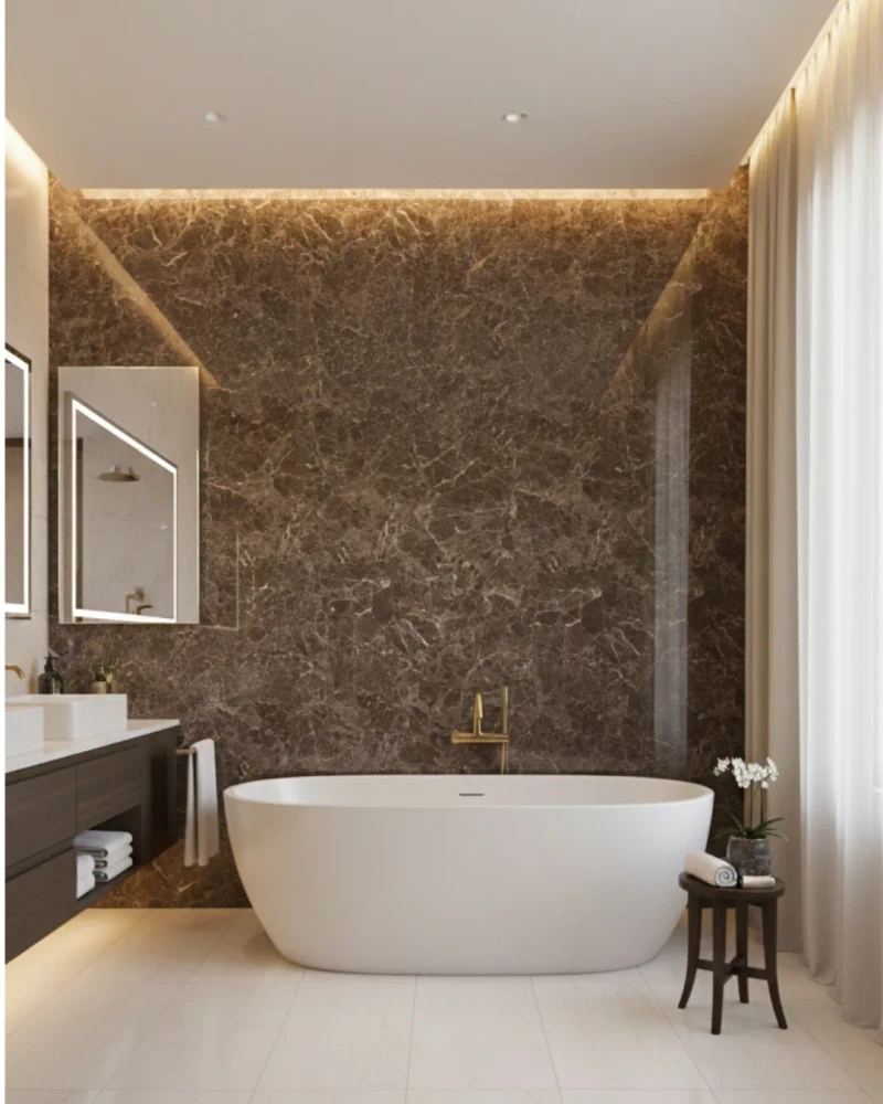 Revestimiento de baño impermeable lujoso sin necesidad de obras - Tu Panel Decorativo